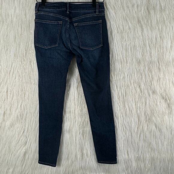 DL1961 Womens Emma Power Legging Dark Wash Cashel Jeans Mid Rise Stretch 27 - Picture 4 of 10